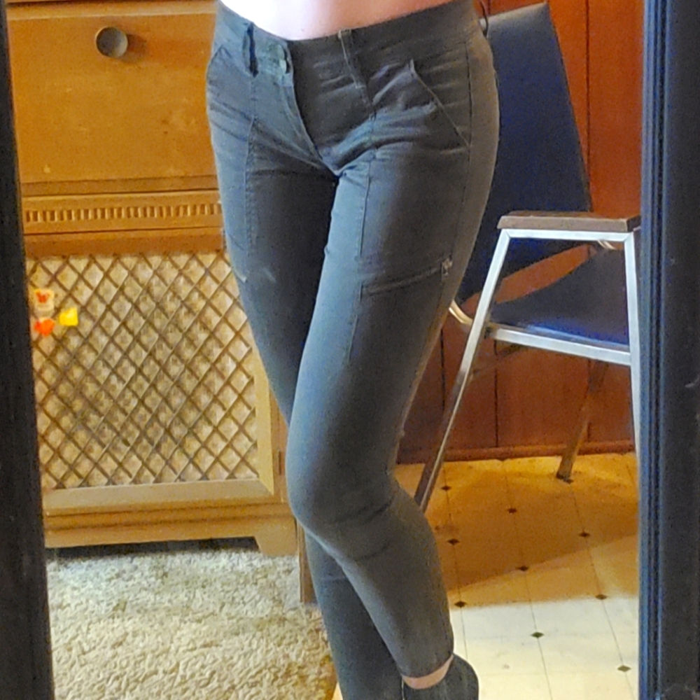 Navy / army / olive green ankle lngth pants capris
